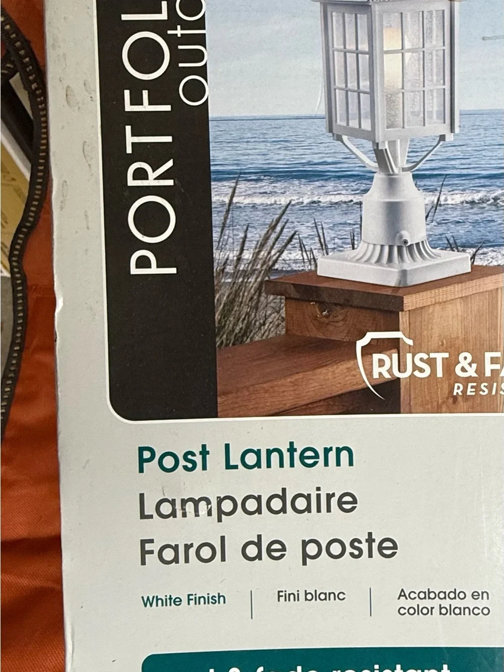 White Post Lantern - Rust & Fade Resistant